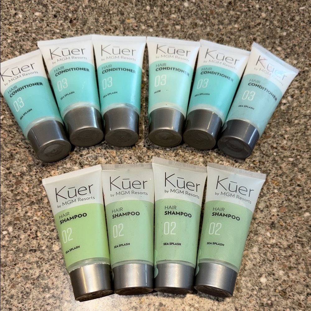 Kuer Hair Shampoo and Conditioner Set - Sea Splash